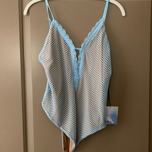 Baby blue bodysuit